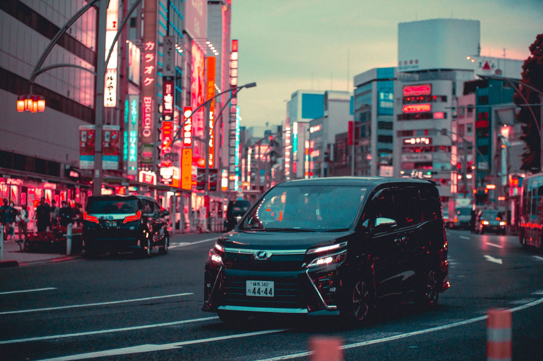 A business vehicle in Japan, relevant to roles that include a company car