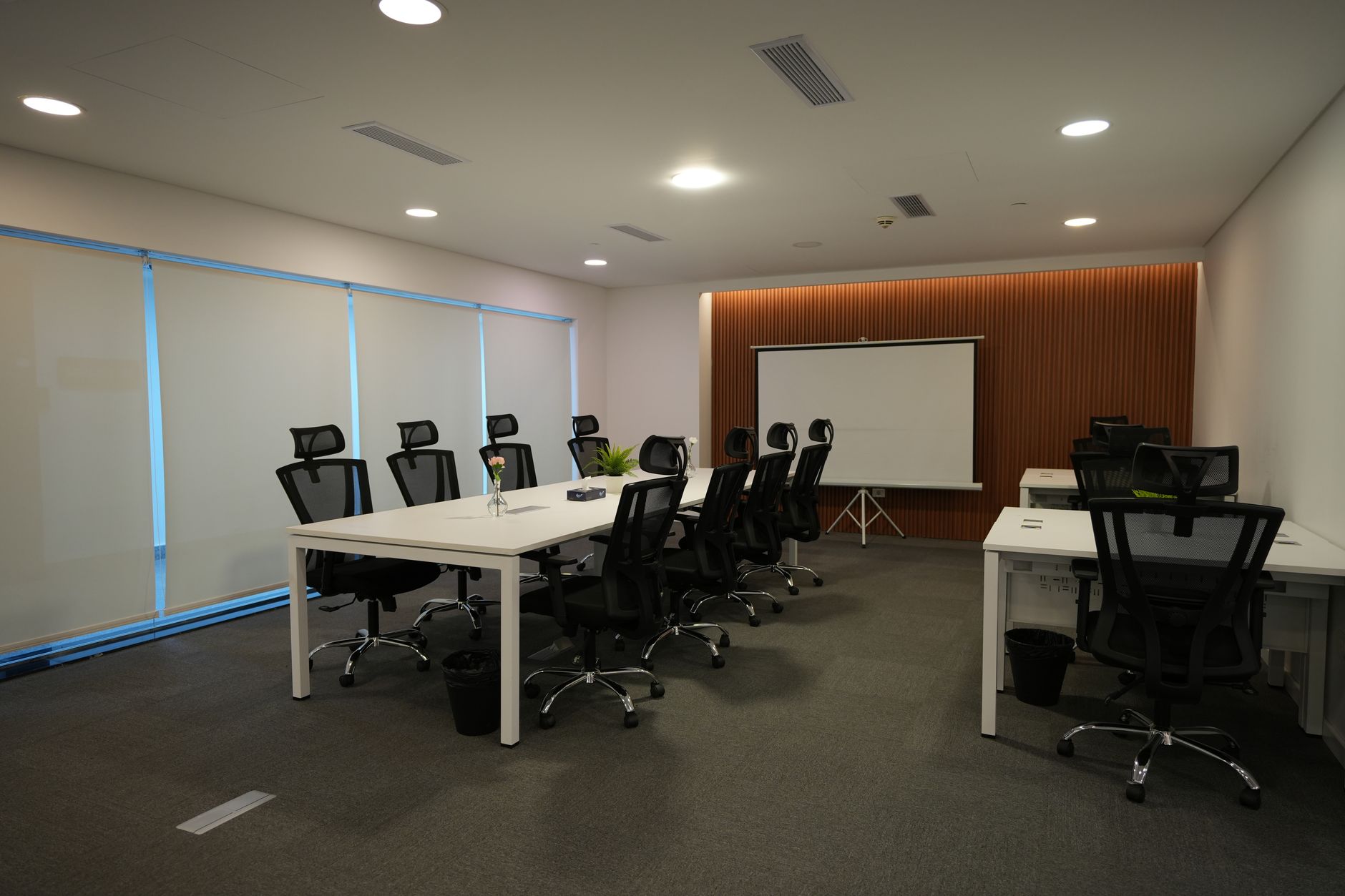 Modern coworking space interior in Tokyo