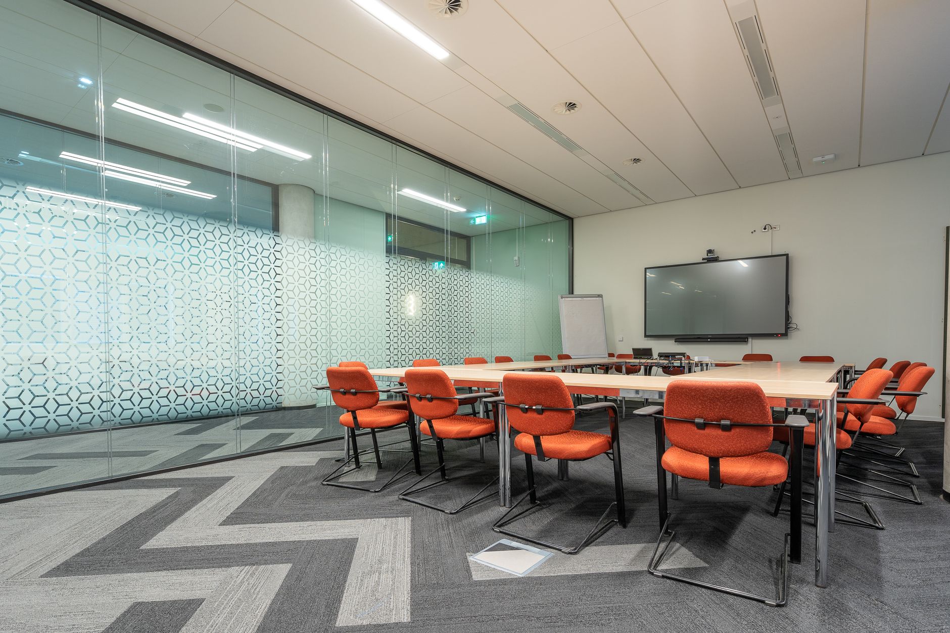 Modern meeting room in a Tokyo coworking space
